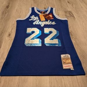 Mitchell & Ness Lakers Elgin Baylor 1960 Swingman Diamond Jersey